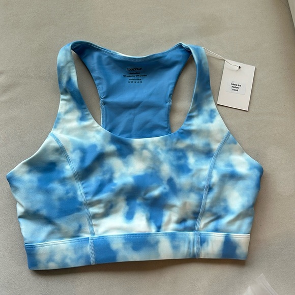 Cooldown sports bra medium color: cloud - Picture 1 of 2